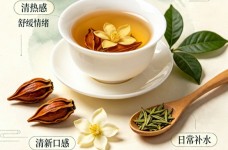 栀子茶泡水喝的功效