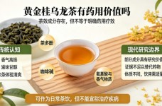 黄金桂乌龙茶有药用价值吗